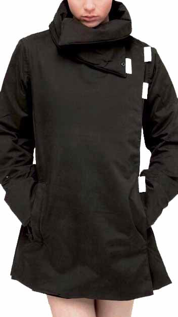 TWIGGY BLACK/WHITE MID-LONG