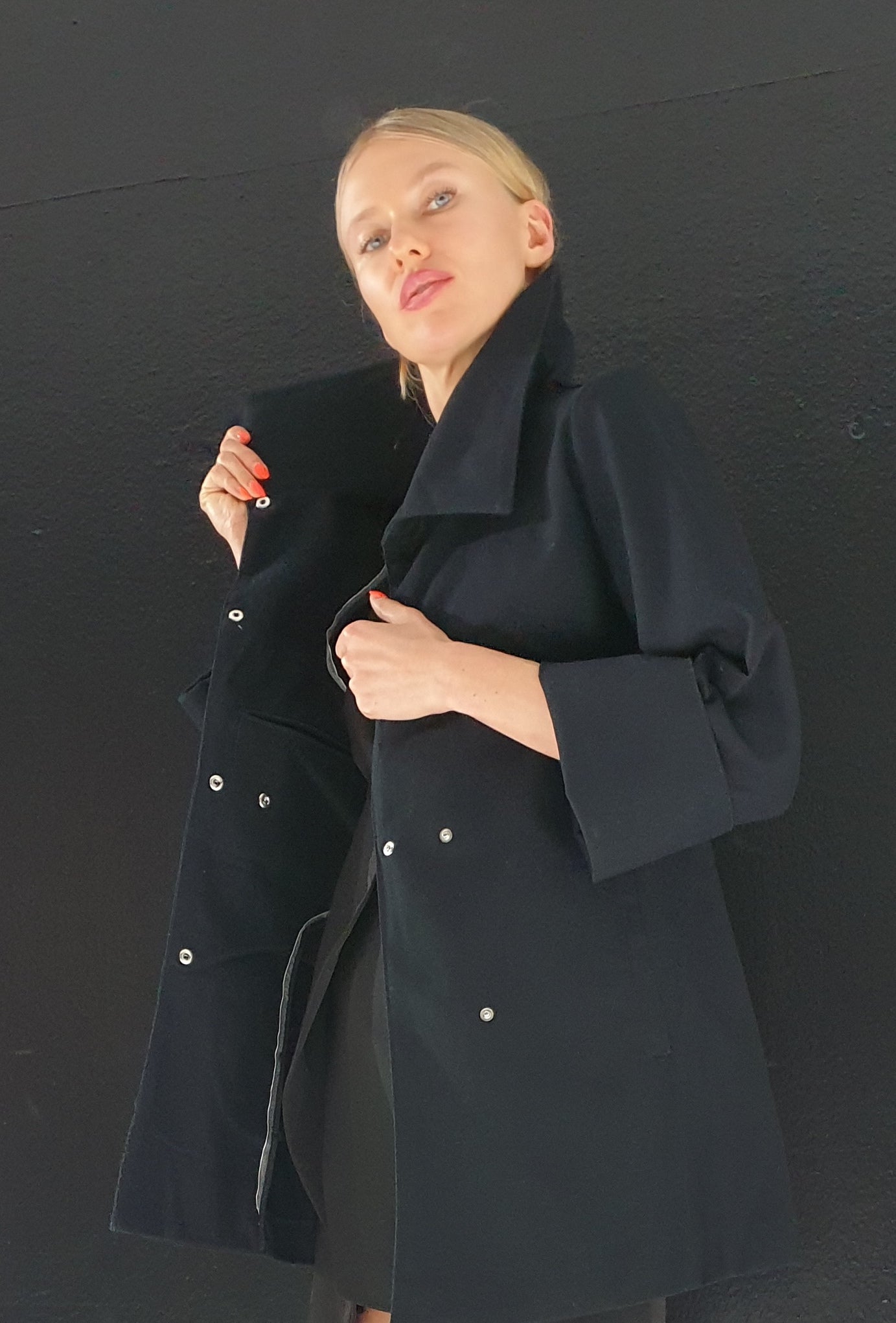 Black cotton Audrey Jacket