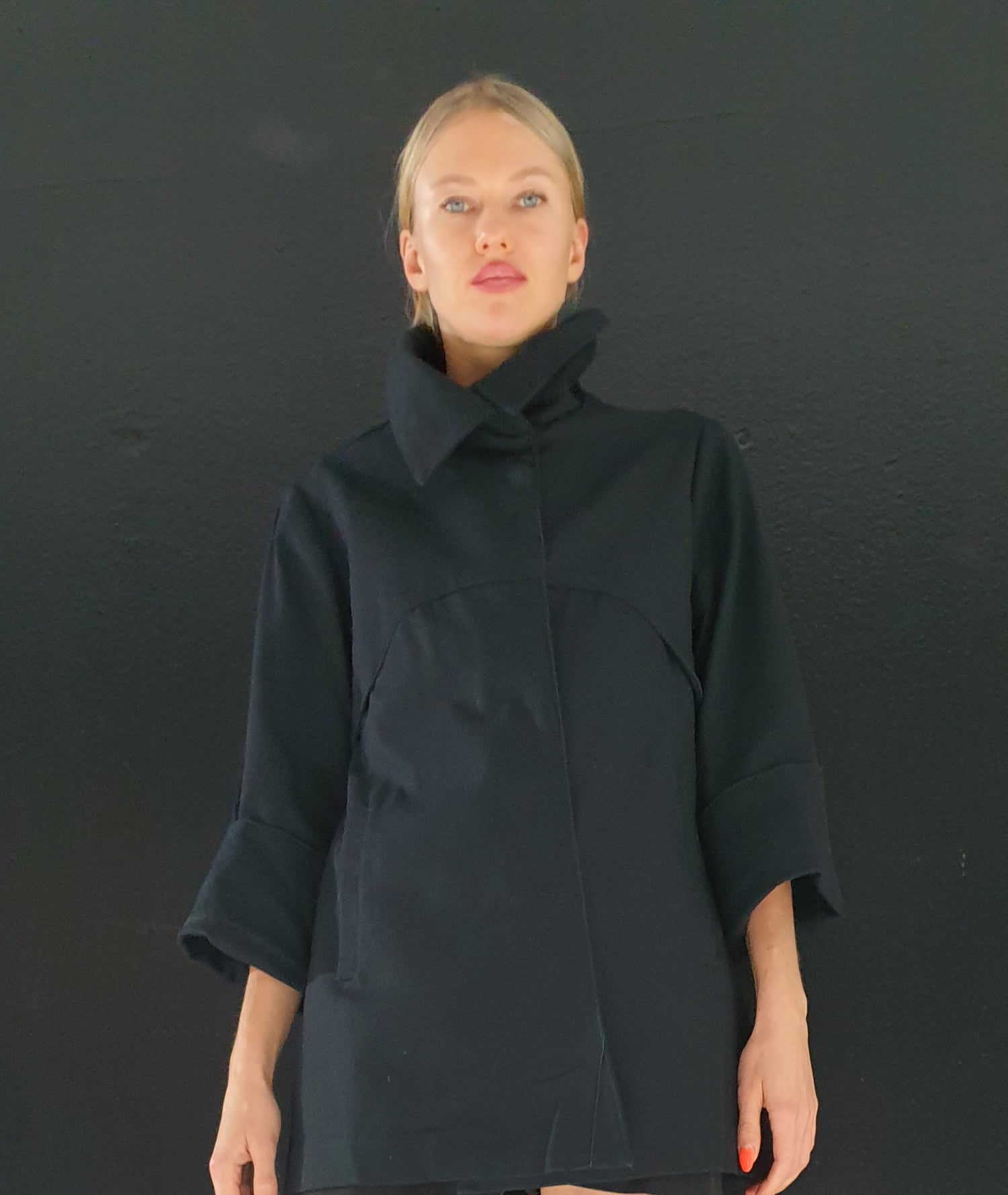 Black cotton Audrey Jacket