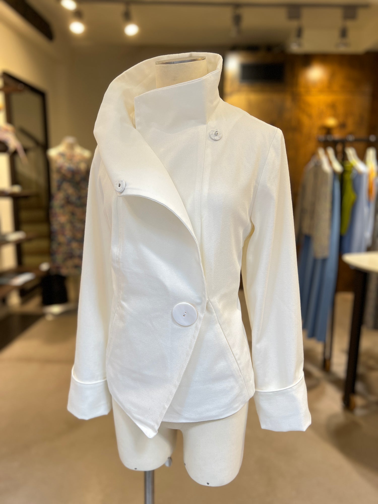 Paris été white summer jacket